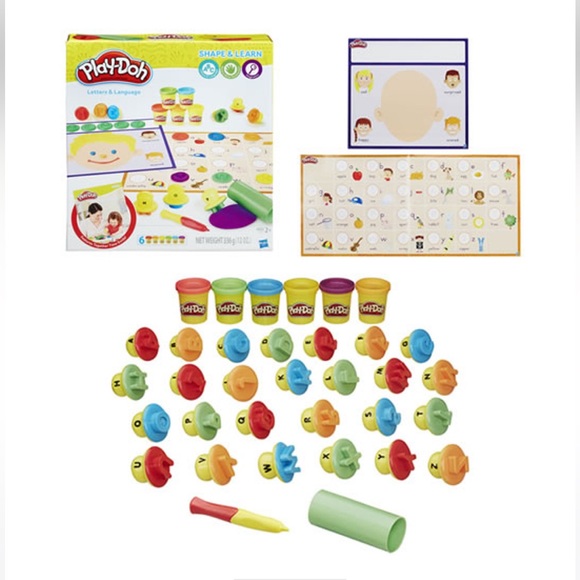 New Play-Doh Shape & Learn Letters Language educational motor skills literacy - Picture 7 of 10